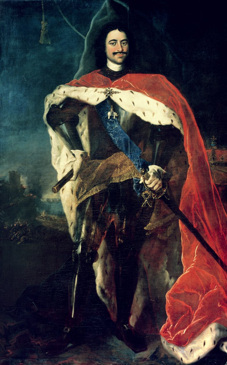 Pedro, o Grande (1672-1725) de Louis Caravaque
