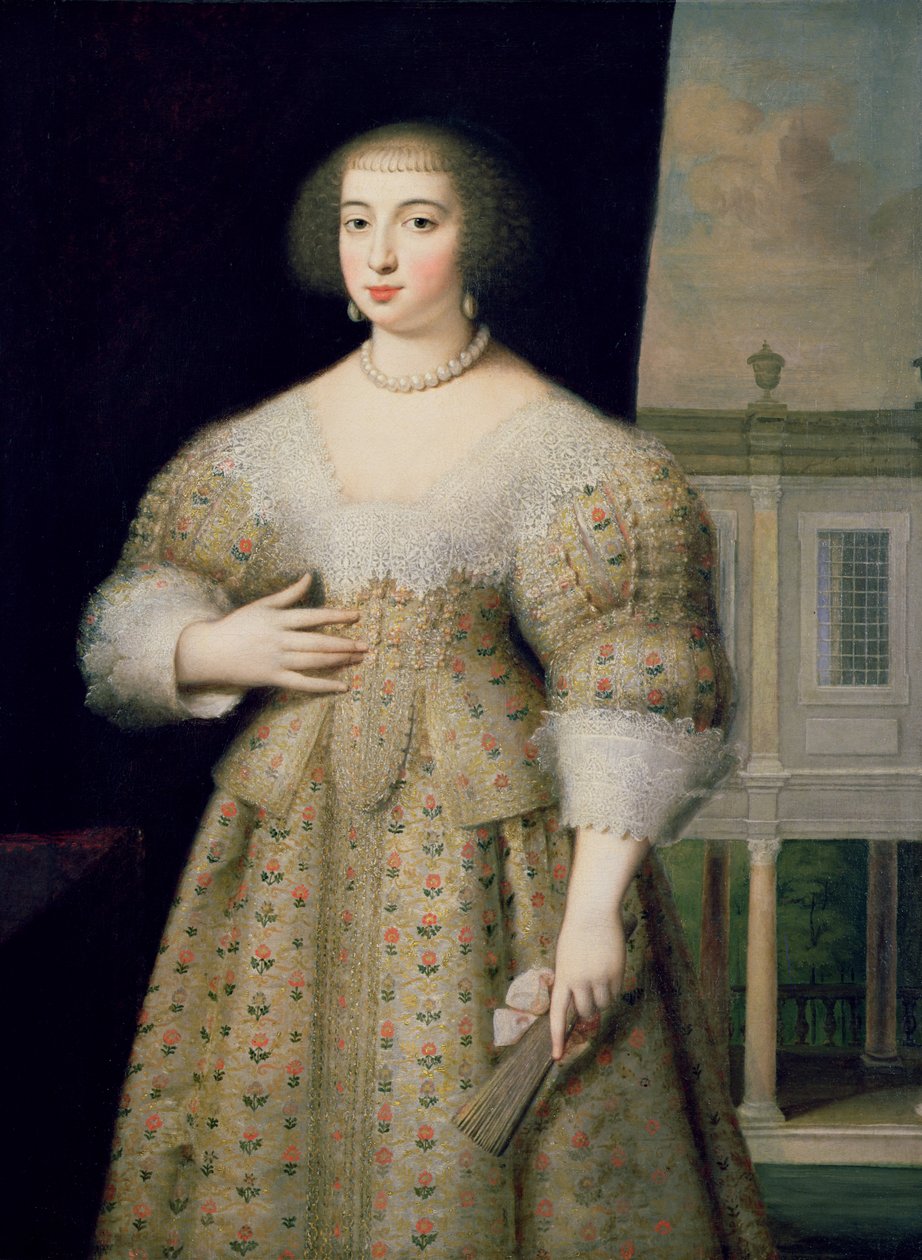 Retrato de Ana da Áustria (1601-66) de Louis Ferdinand Elle