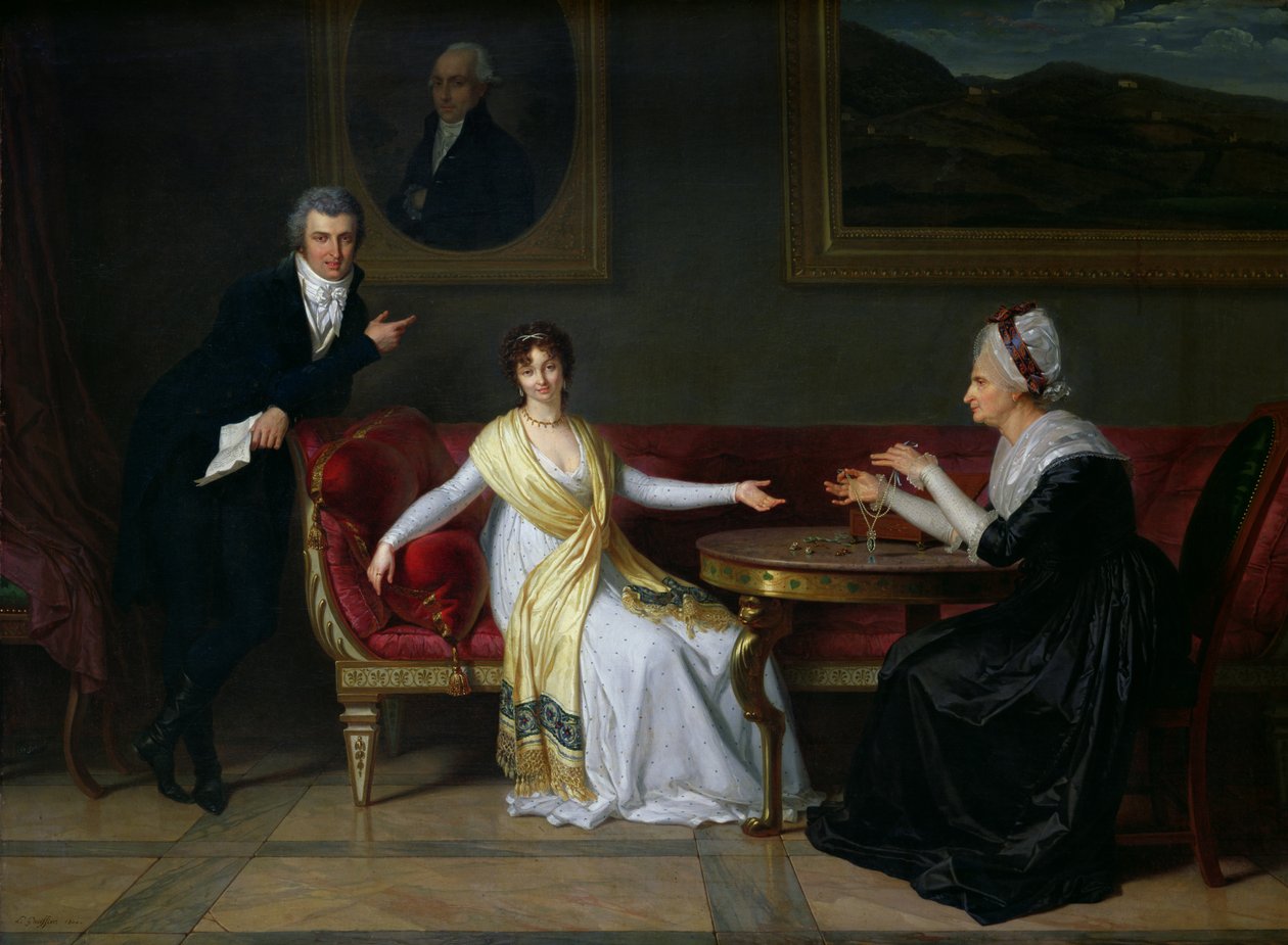 A família Salucci, 1800 de Louis Gauffier
