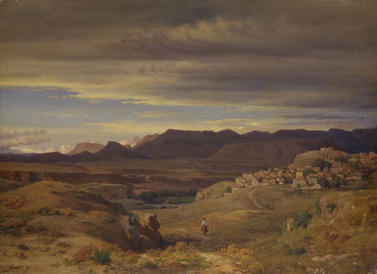 Paisagem, 1869 de Louis Gurlitt