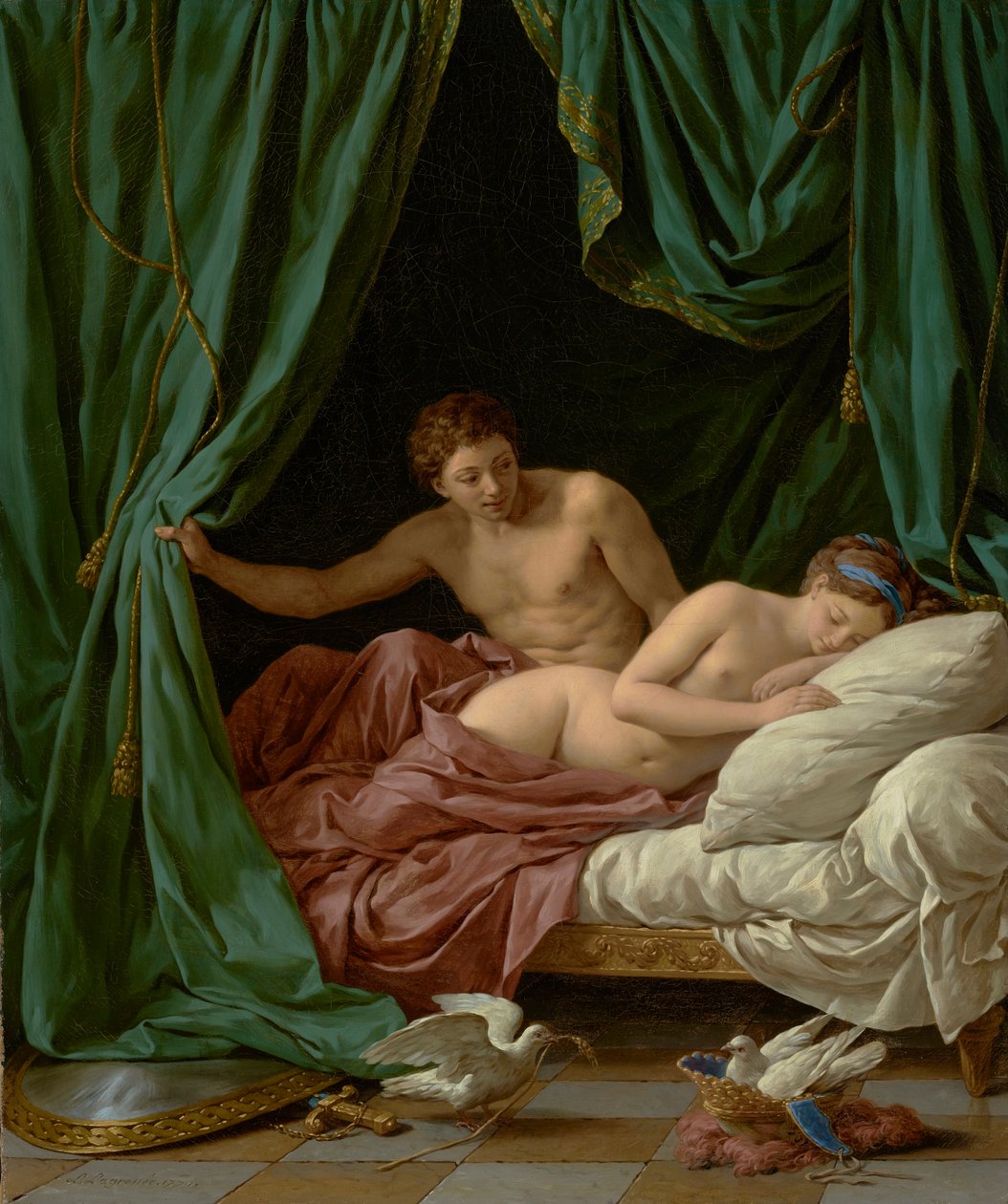Marte e Vênus, Alegoria da Paz, 1770 de Louis Jean François Lagrenée