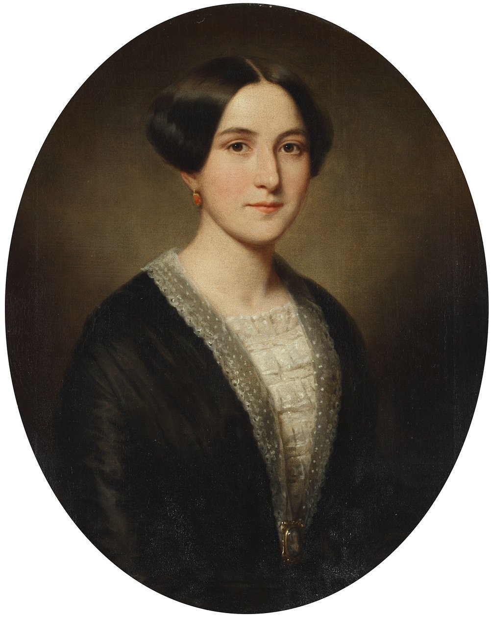 Retrato de Auguste Henkel. de Louis Krevel