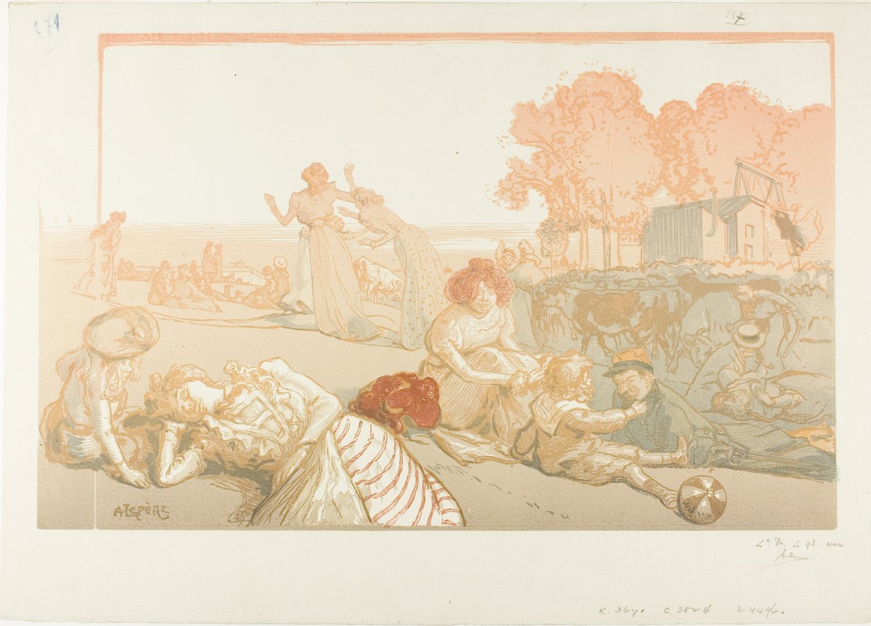 Bucólico moderno de Louis Auguste Lepère