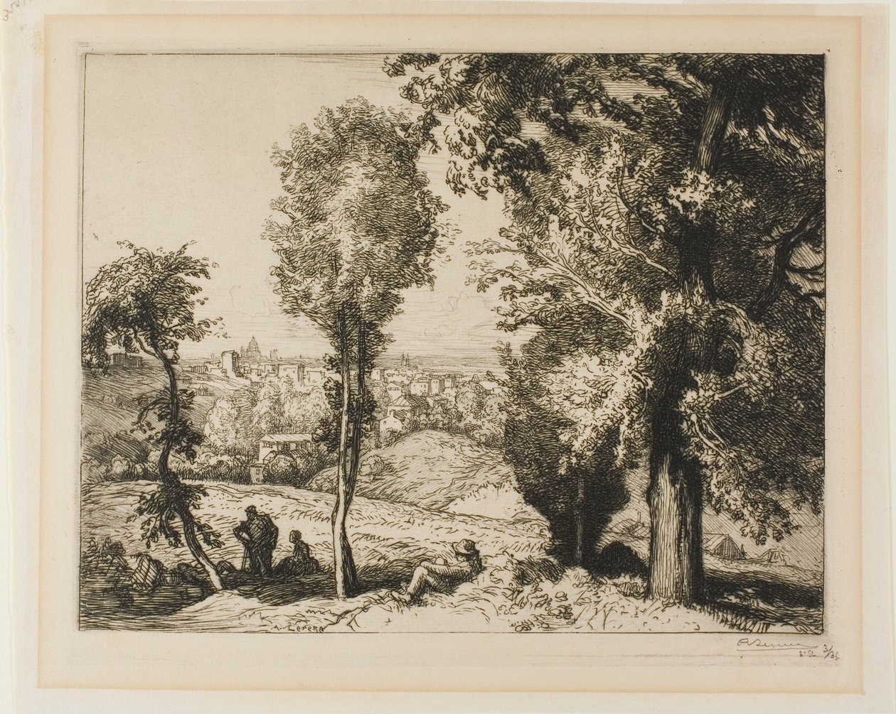 Para Gentilly de Louis Auguste Lepère