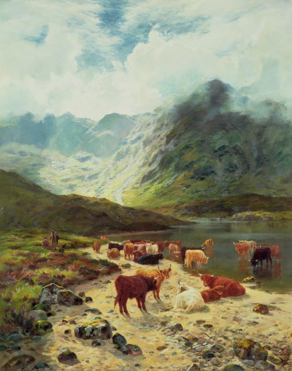 Ross-shire Loch, 1888 de Louis Bosworth Hurt