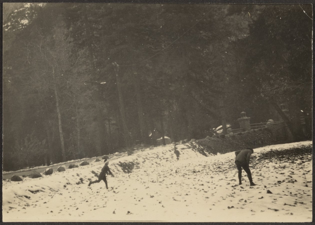 [Figuras na neve]. de Louis Fleckenstein