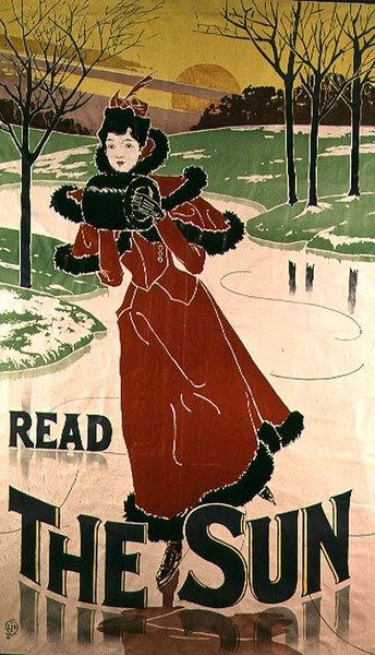 Jornal de propaganda "The Sun", 1897 de Louis John Rhead