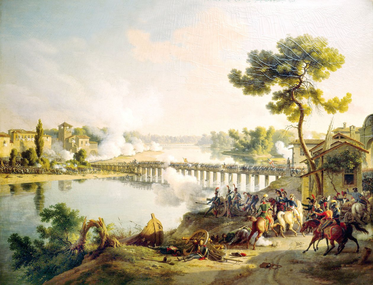 Batalha de Lodi (1796) de Louis Lejeune