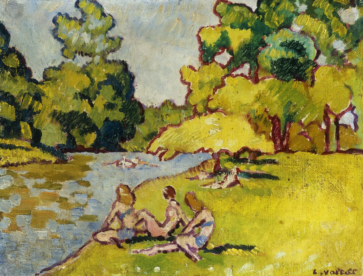 Os Padres; Les Baigneuses de Louis Valtat