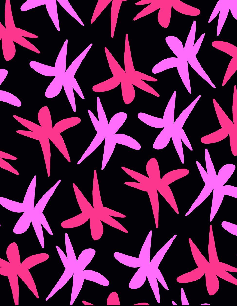 Estrelas da flor (digital) de Louisa Hereford