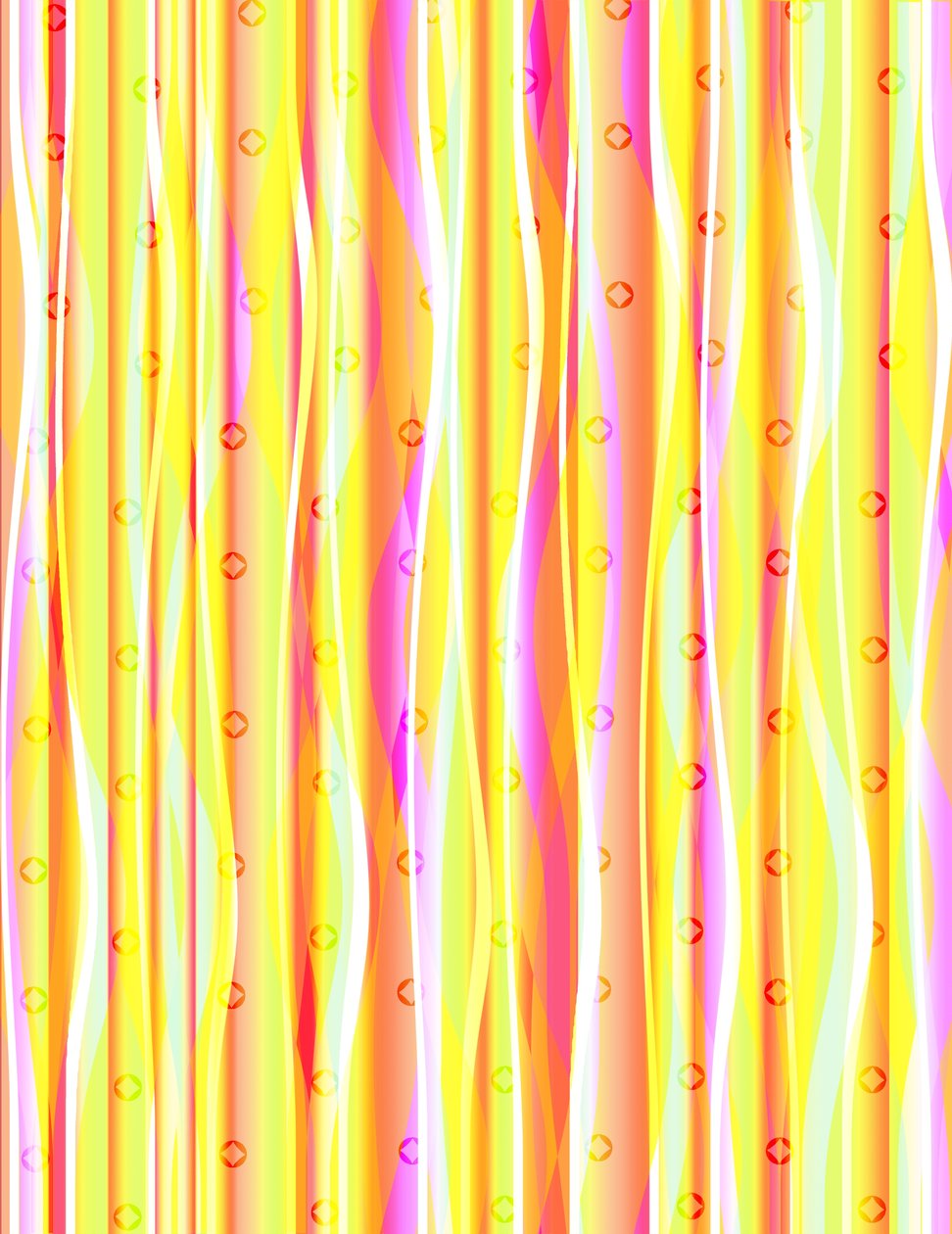 Linhas onduladas (digital) de Louisa Hereford
