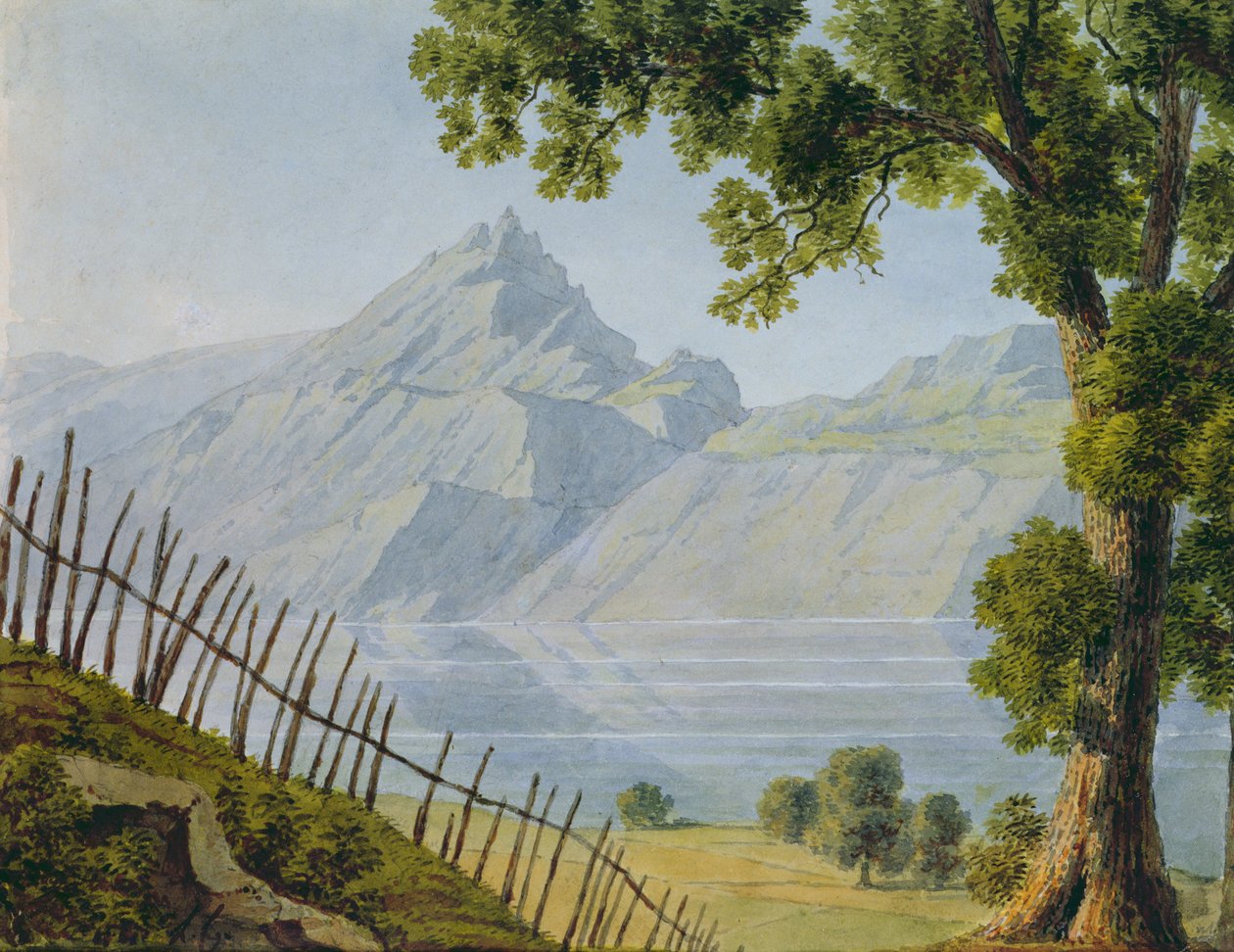 Vista, de, lago, Bourget de Louise Cochelet
