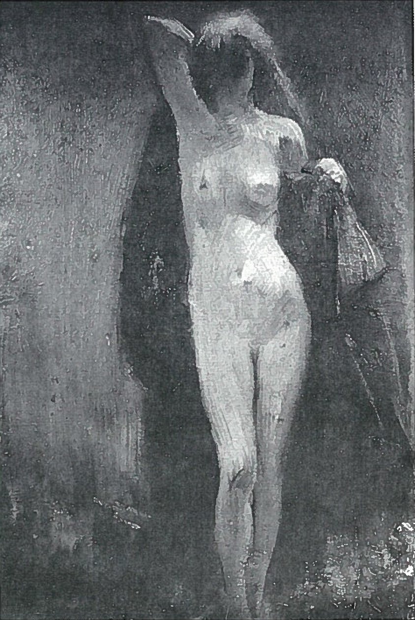 Atuar com mantos vermelhos de Lovis Corinth