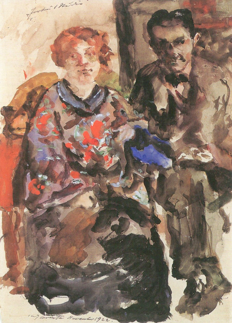 Erich Goeritz e sua esposa de Lovis Corinth