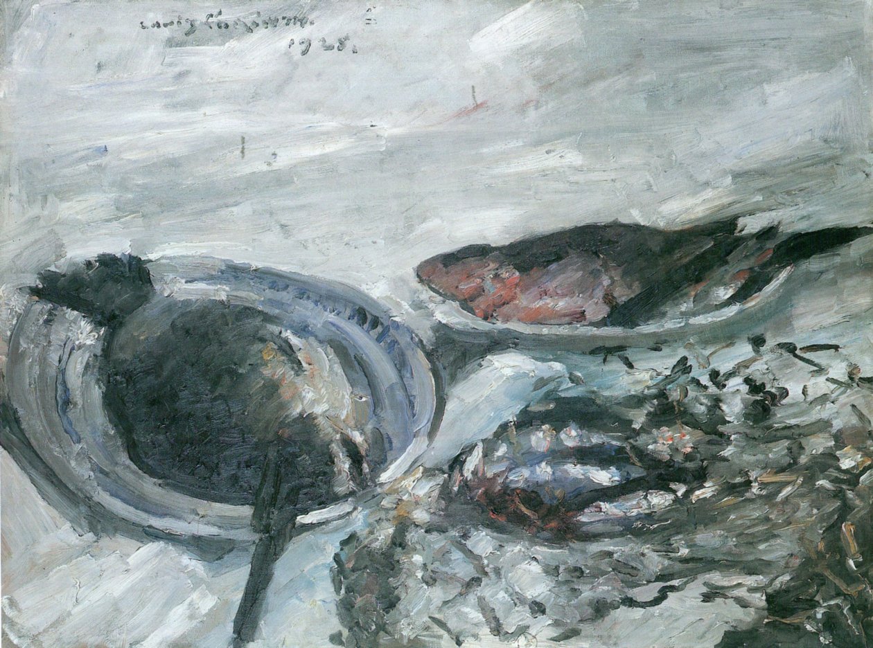 Peixes ainda Lebenn de Lovis Corinth