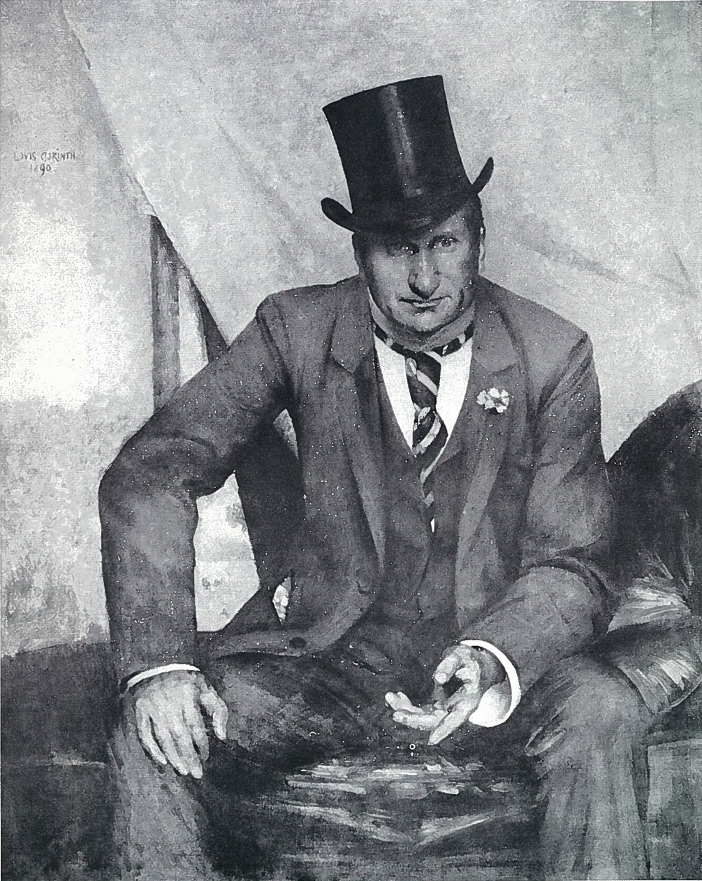 Retrato do ator Rogalln de Lovis Corinth