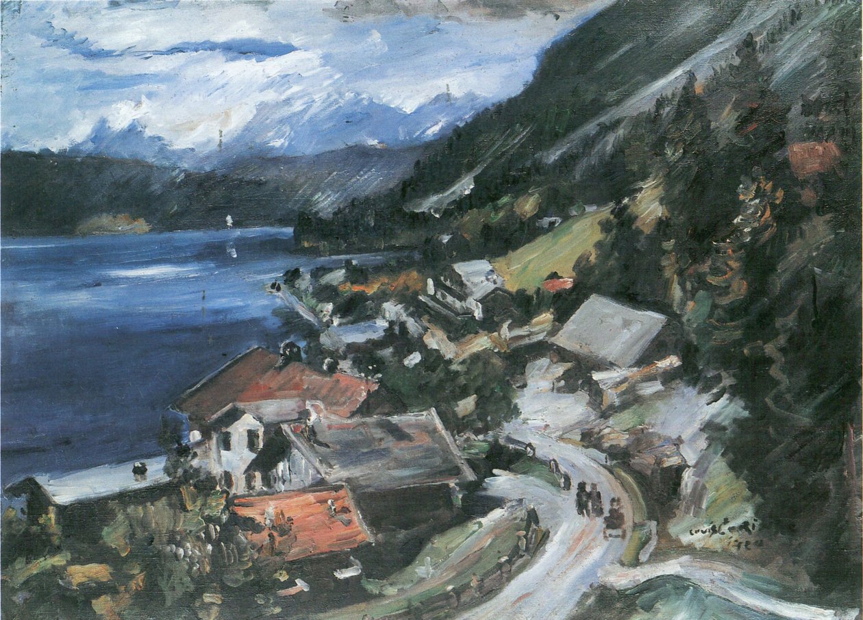Walchensee, serpentinas de Lovis Corinth