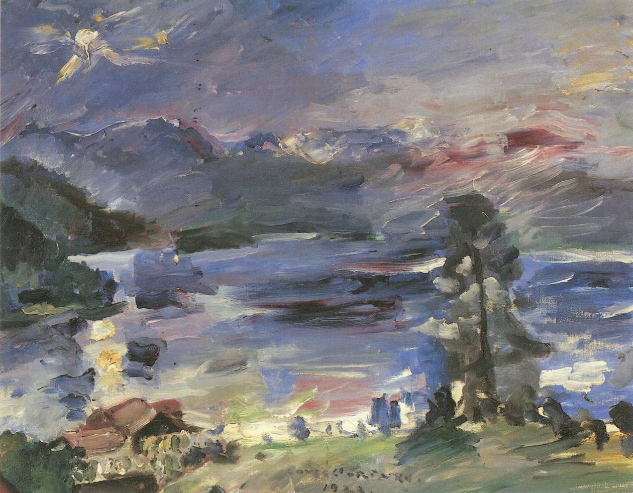 Walchensee, lua nascente de Lovis Corinth