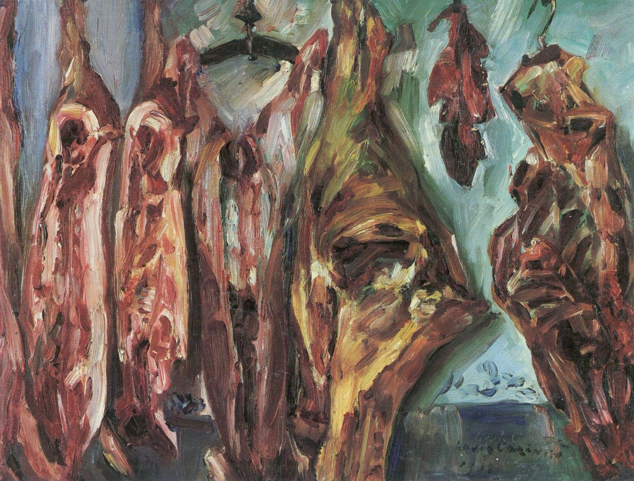 Peixes ainda Lebenn de Lovis Corinth