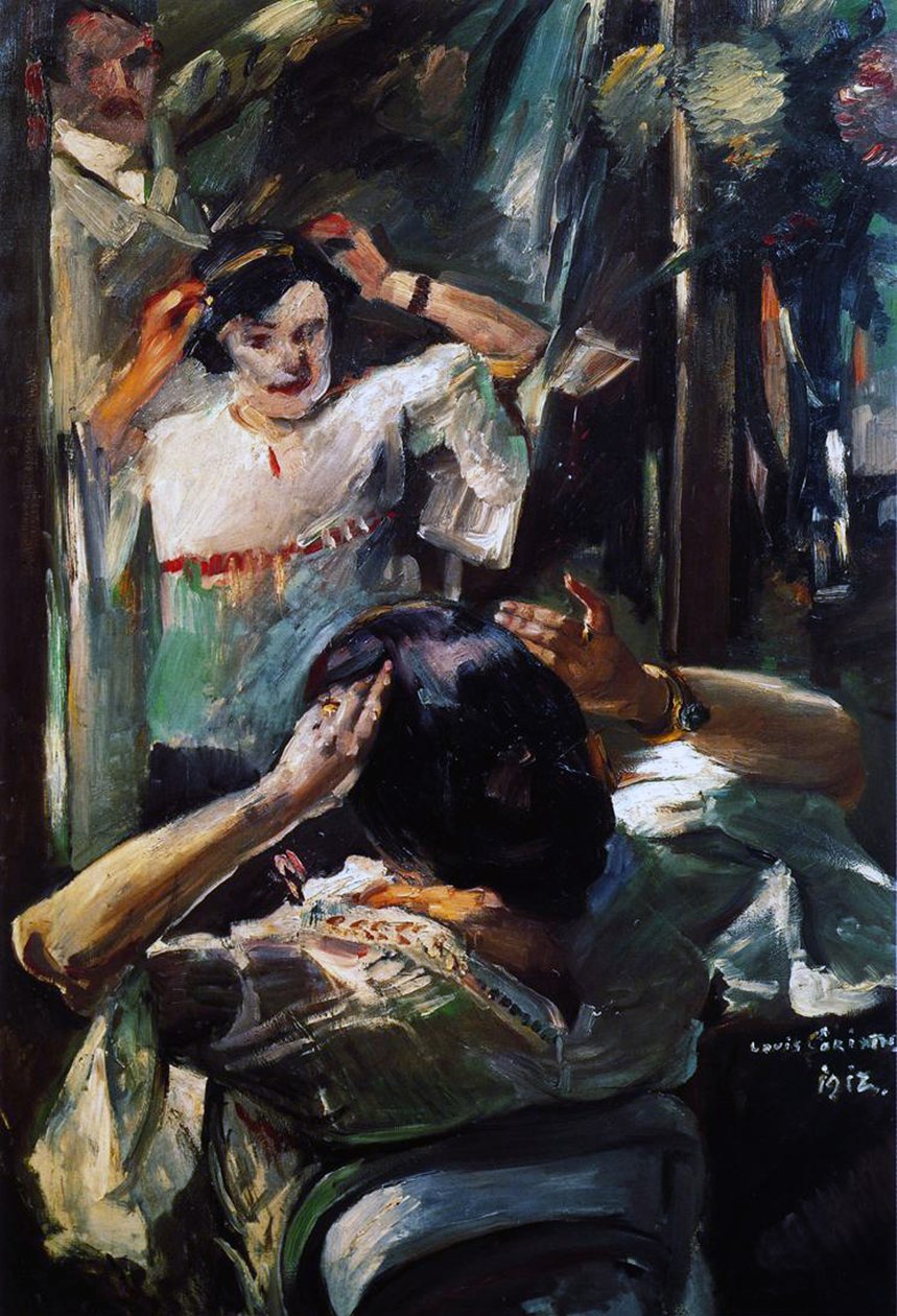 O Espelho, 1912 de Lovis Corinth