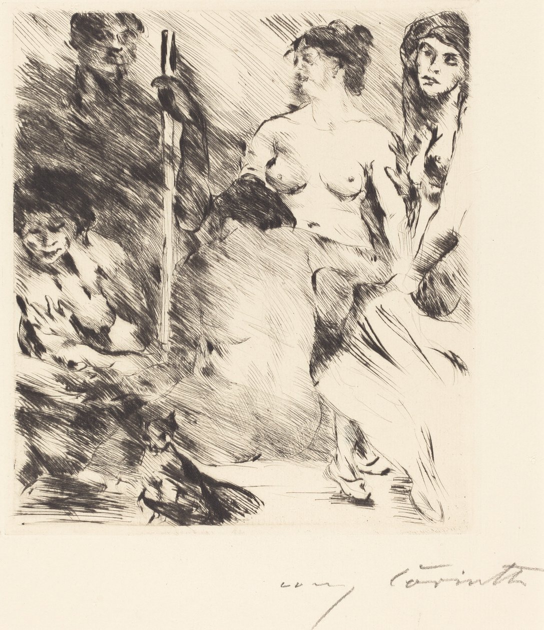 Der Harém (O Harém) de Lovis Corinth