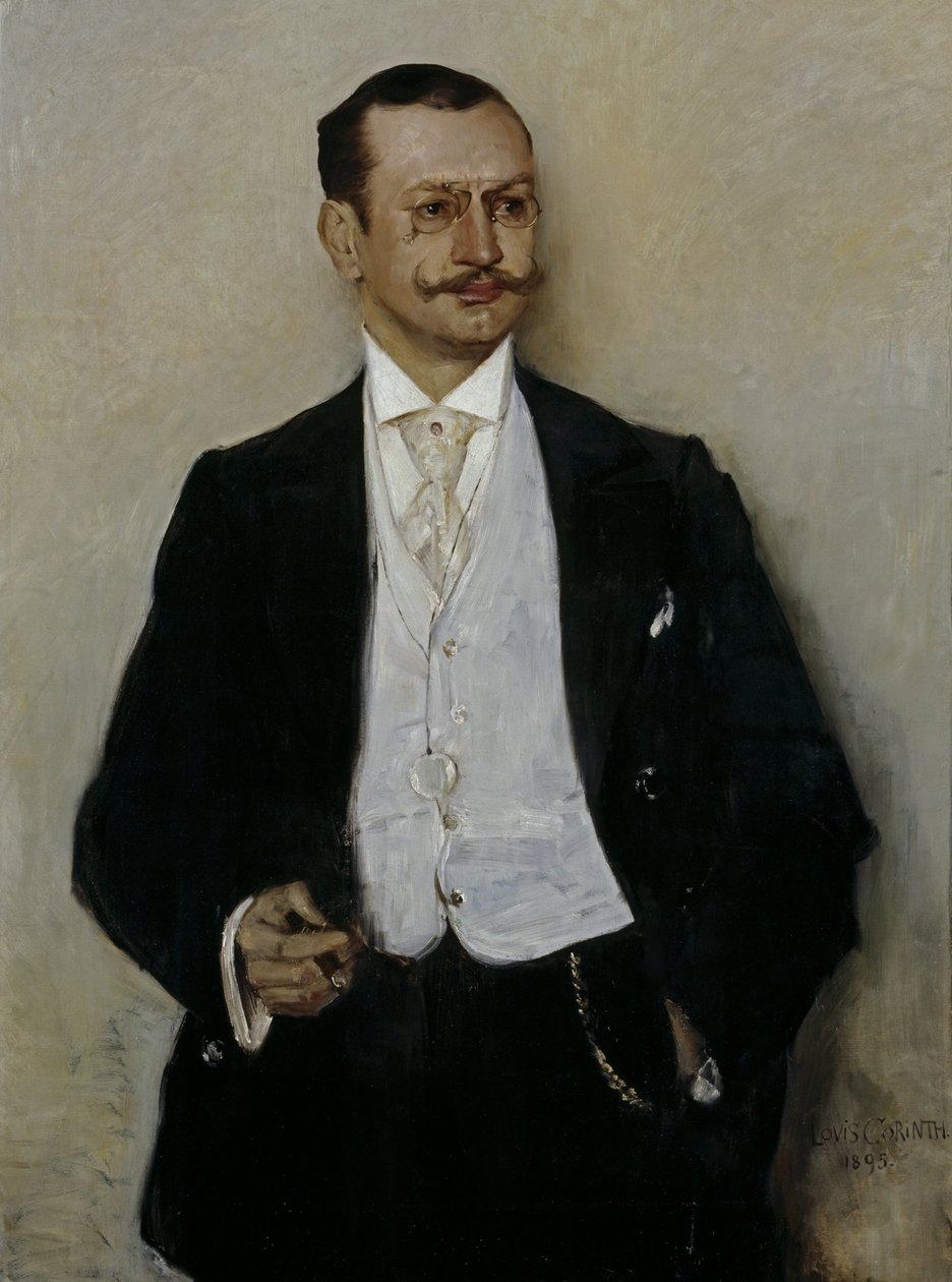 Lá Carl Strathmann pinta de Lovis Corinth