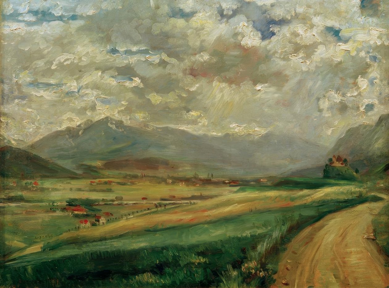 paisagem do Vale Inn de Lovis Corinth