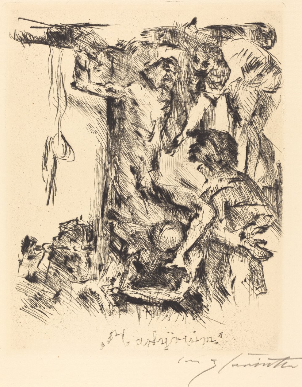 Martyrdom Martyrdom, 1921. de Lovis Corinth