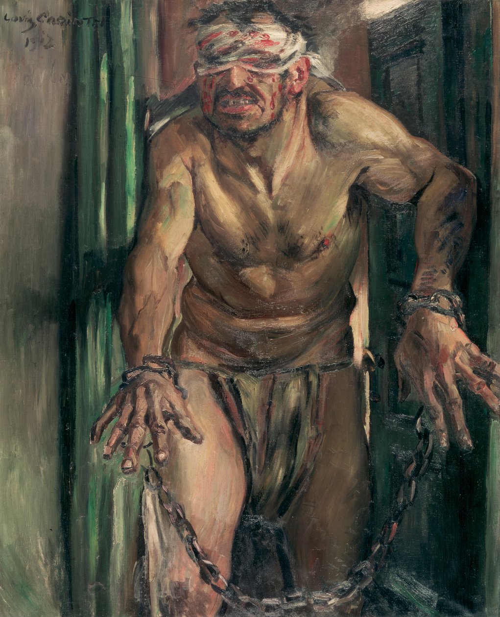 O Sansão Cego, 1912 de Lovis Corinth