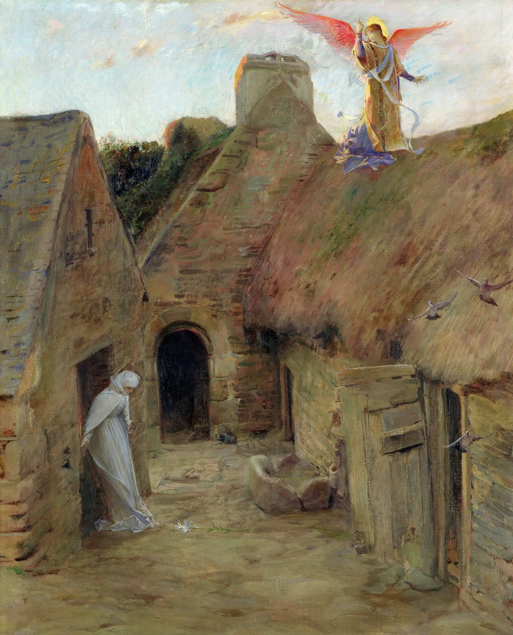 A Anunciação, 1908. de Luc Olivier Merson