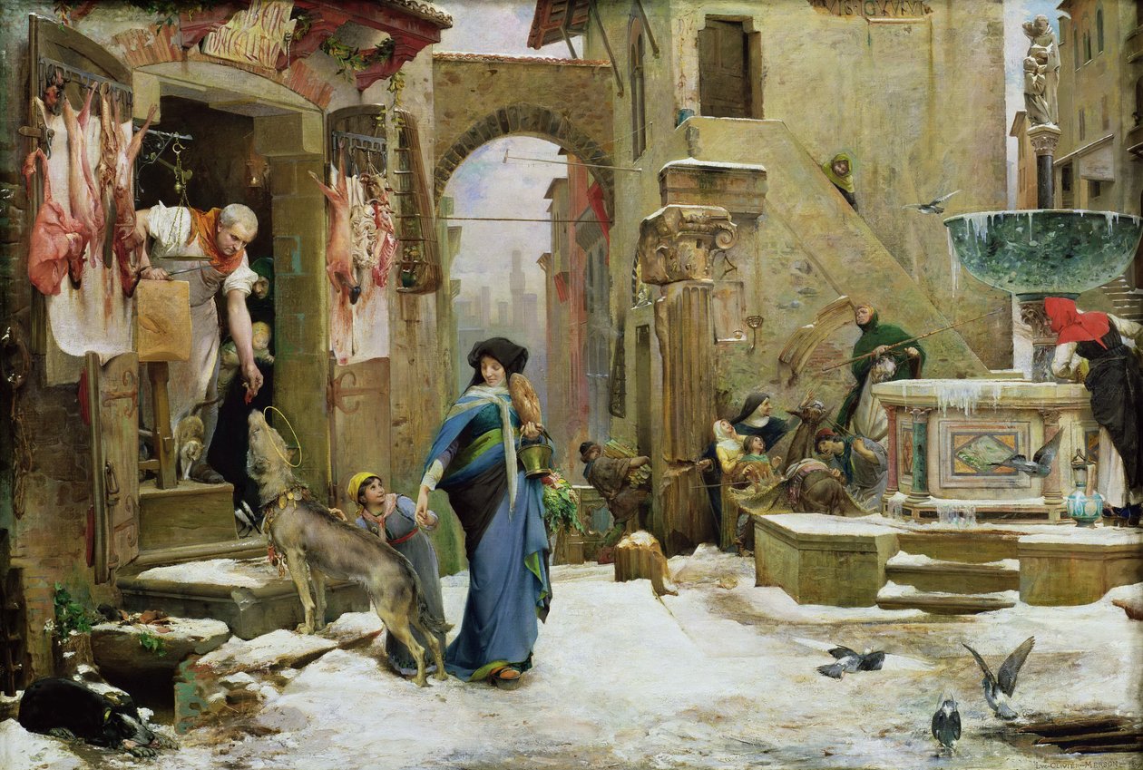 O Lobo de Gubbio, de Luc Olivier Merson