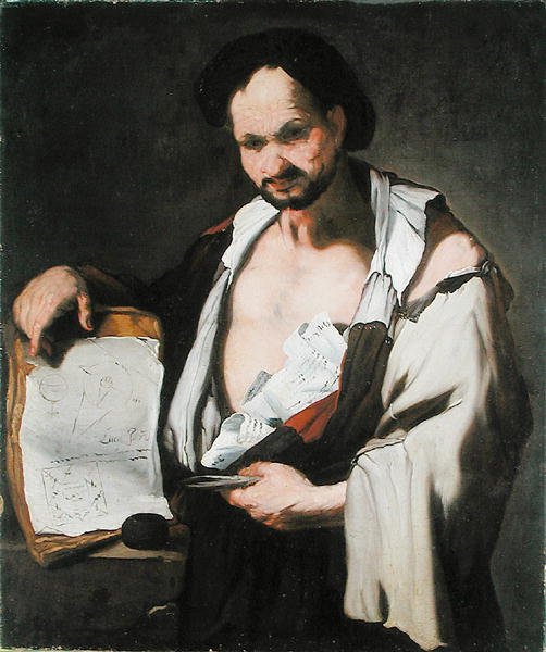 O filósofo antigo de Luca Giordano