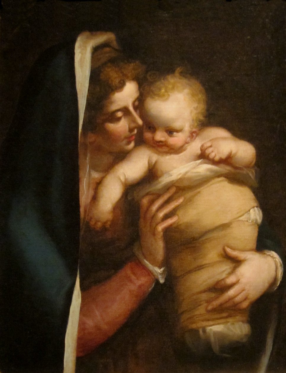 Nossa Senhora e o Menino de Luca Cambiaso