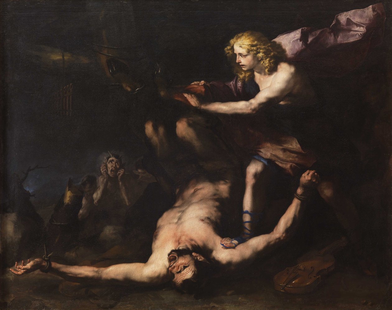 Apolo e Marsias, c. 1660. de Luca Giordano