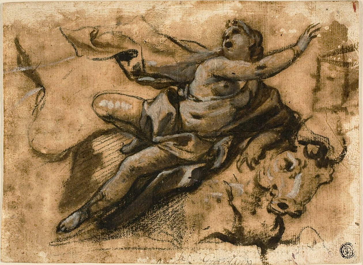 Violação da Europa de Luca Giordano