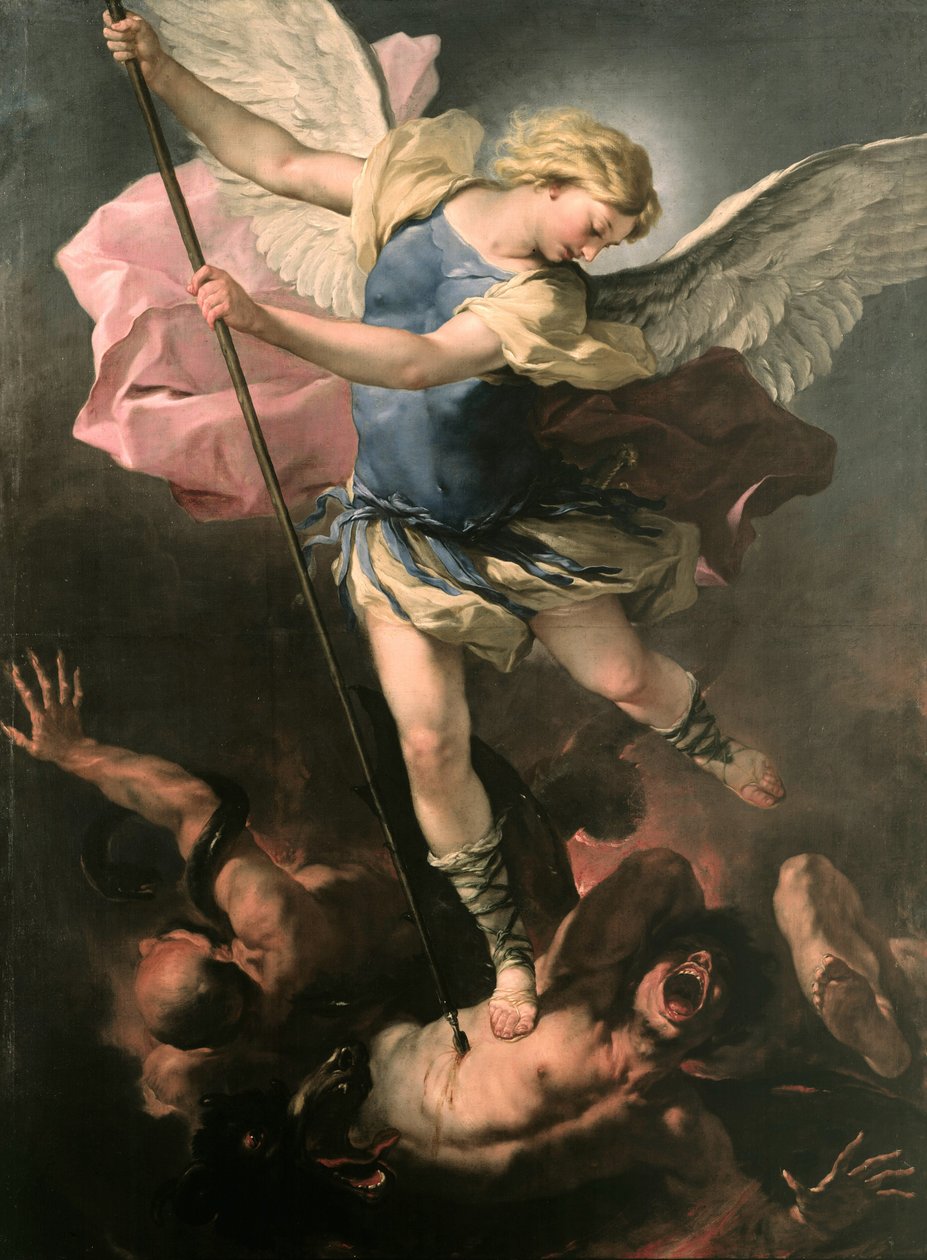 São Miguel Arcanjo, ca 1663 de Luca Giordano