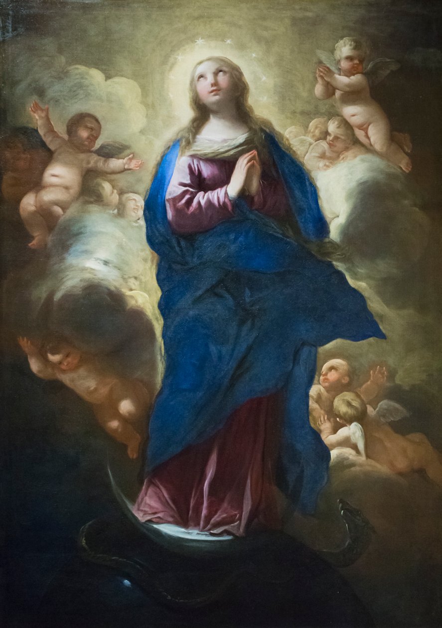 A concepção imaculada de Luca Giordano