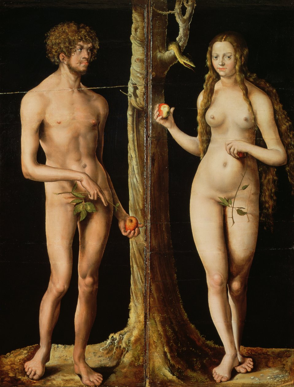 Adão e Eva de Lucas Cranach the Elder