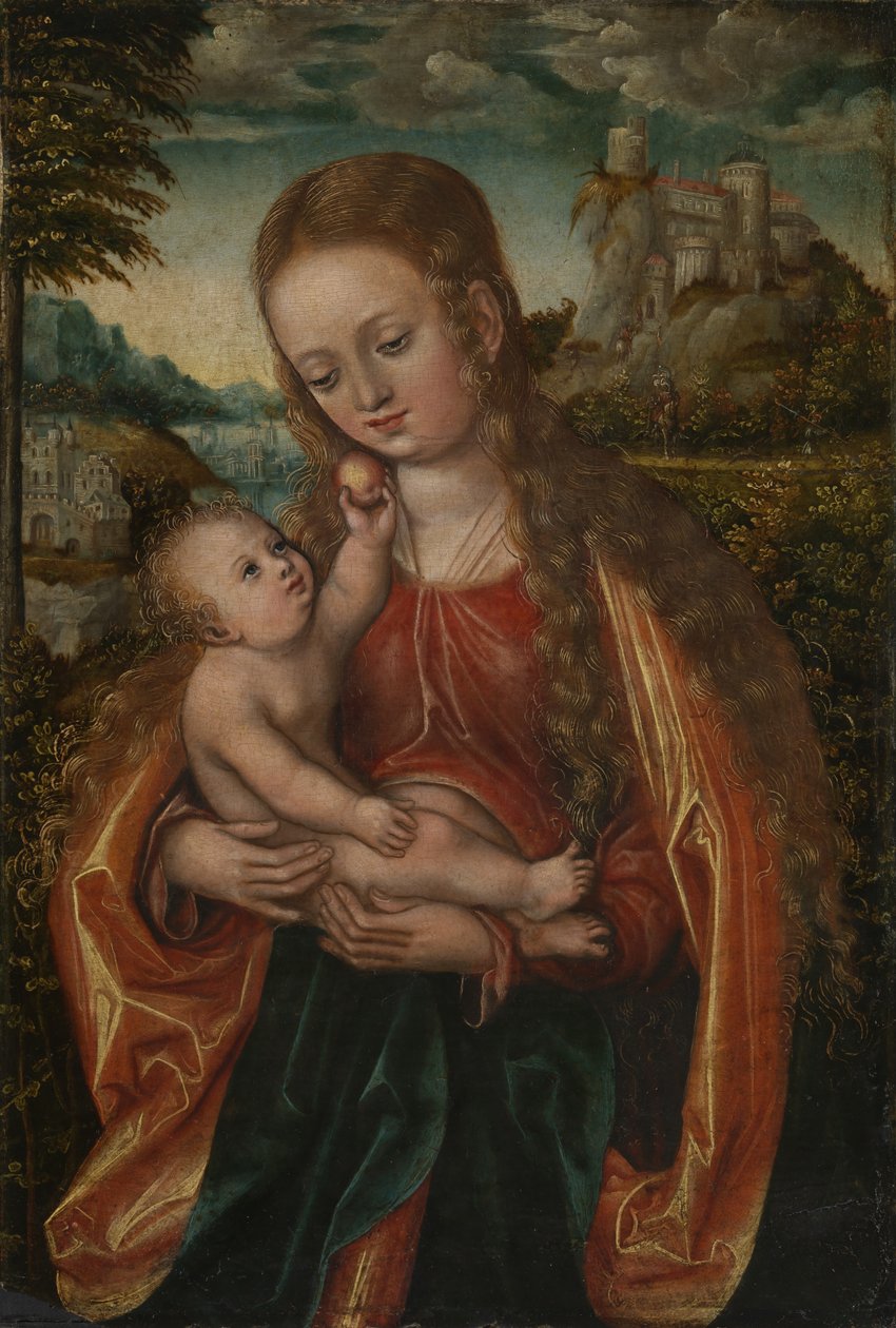 Madonna com criança de Lucas Cranach the Elder