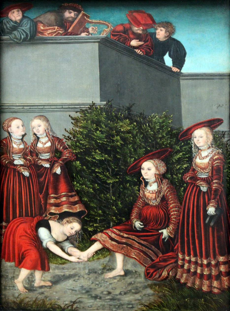 Davi e Bate-Seba de Lucas Cranach the Elder