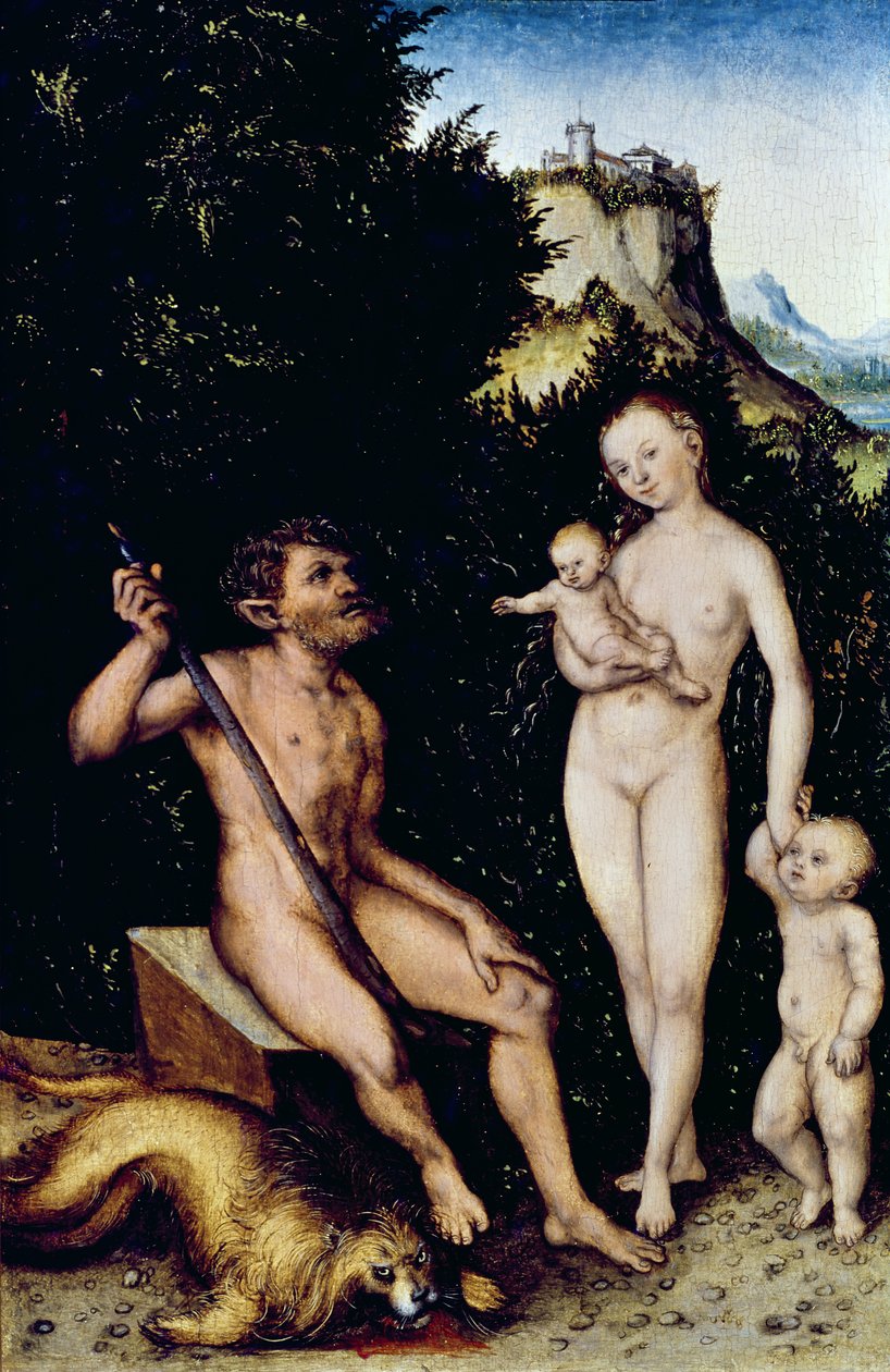 A Família Faun de Lucas Cranach the Younger