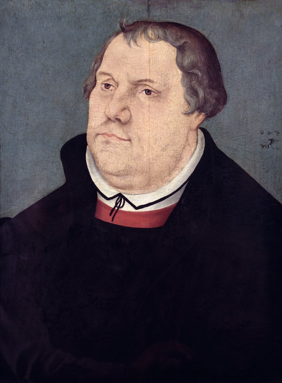 Martinho Lutero de Lucas Cranach the Elder