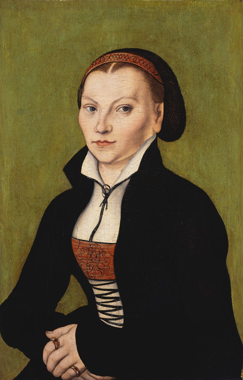 Retrato de Katharina von Bora de Lucas Cranach