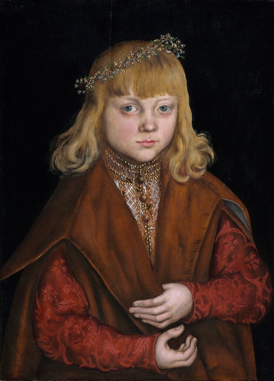 Um príncipe saxão de Lucas Cranach the Elder
