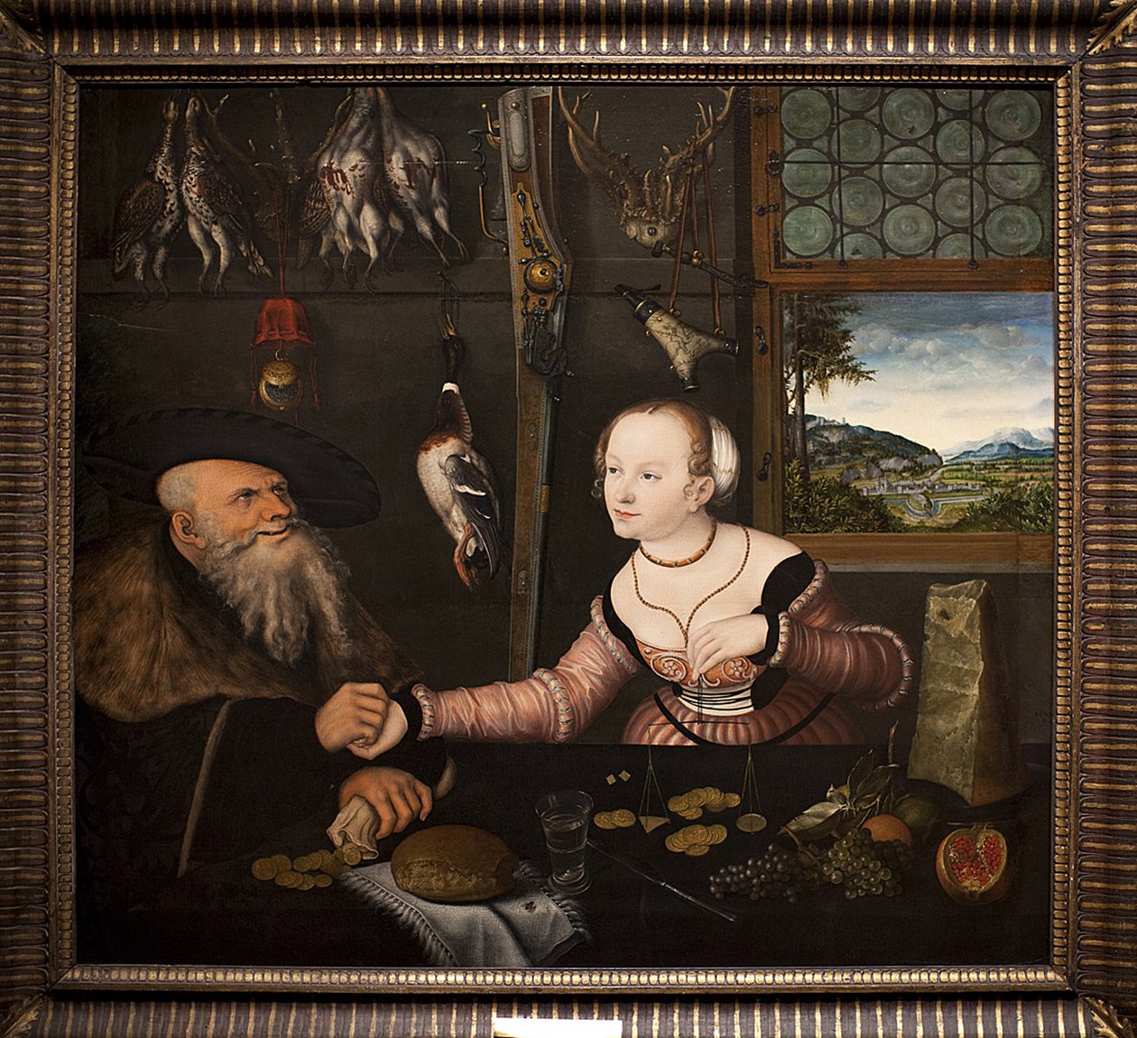 O casal parecido de Lucas Cranach the Elder