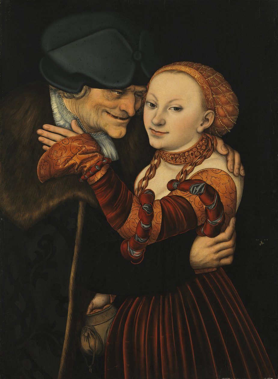 O casal desigual de Lucas Cranach the Elder