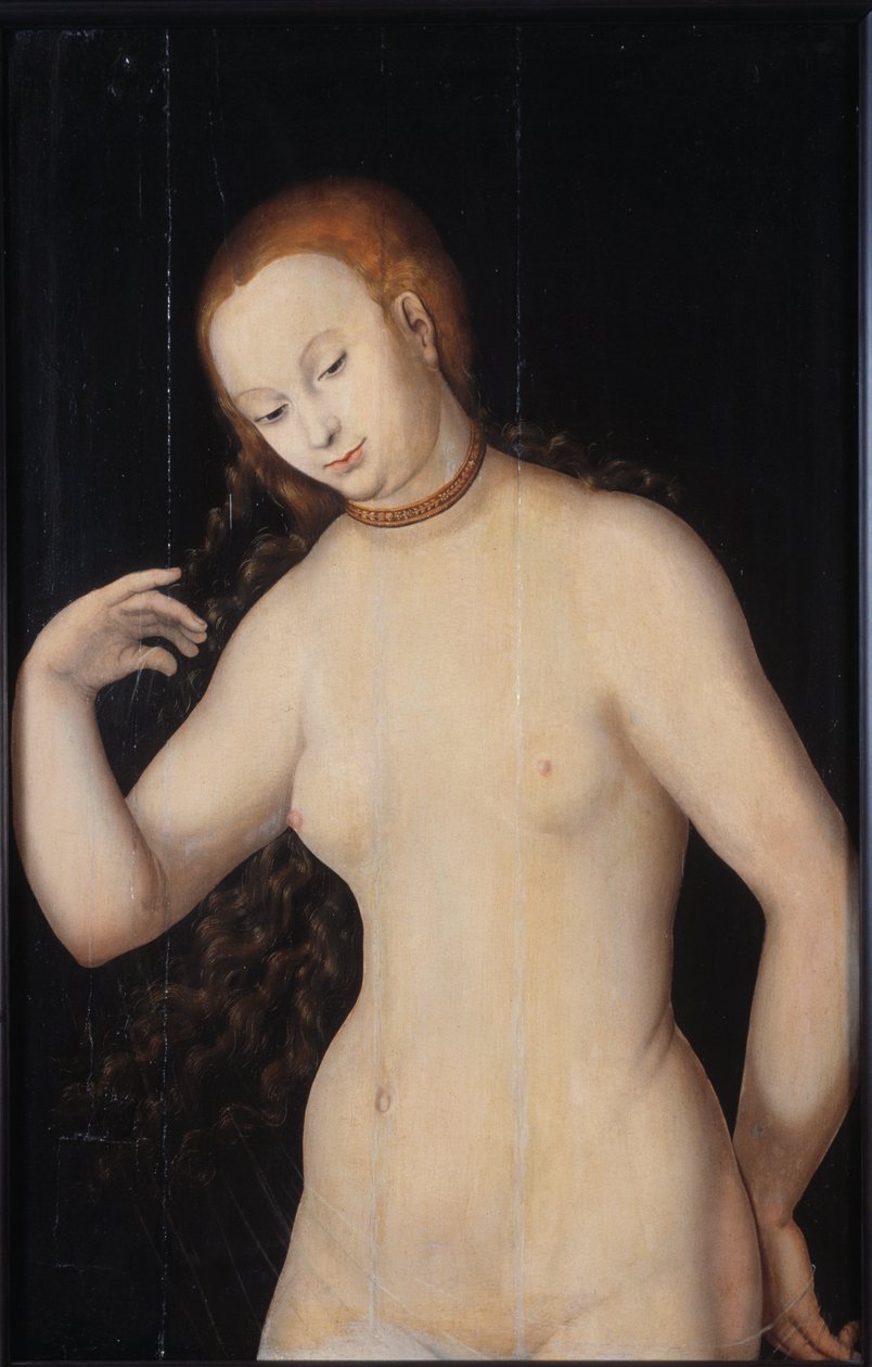 Vênus, entre 1527 e 1531. de Lucas Cranach the Elder