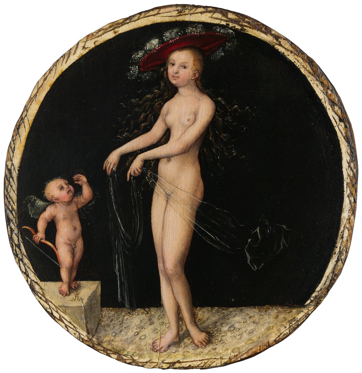 Vénus e Cupido de Lucas Cranach the Elder