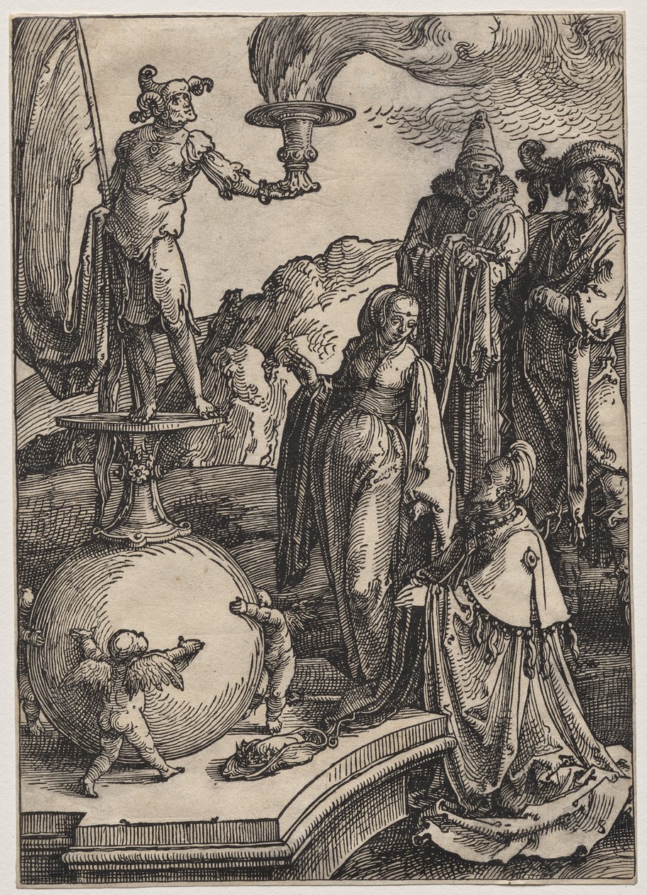 A idolatria de Salomão de Lucas van Leyden