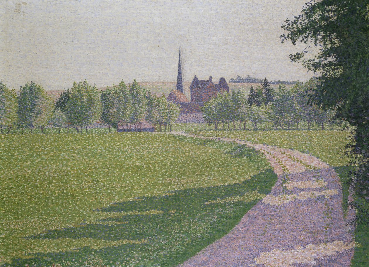 Igreja de Éragny, 1886 de Lucien Pissarro